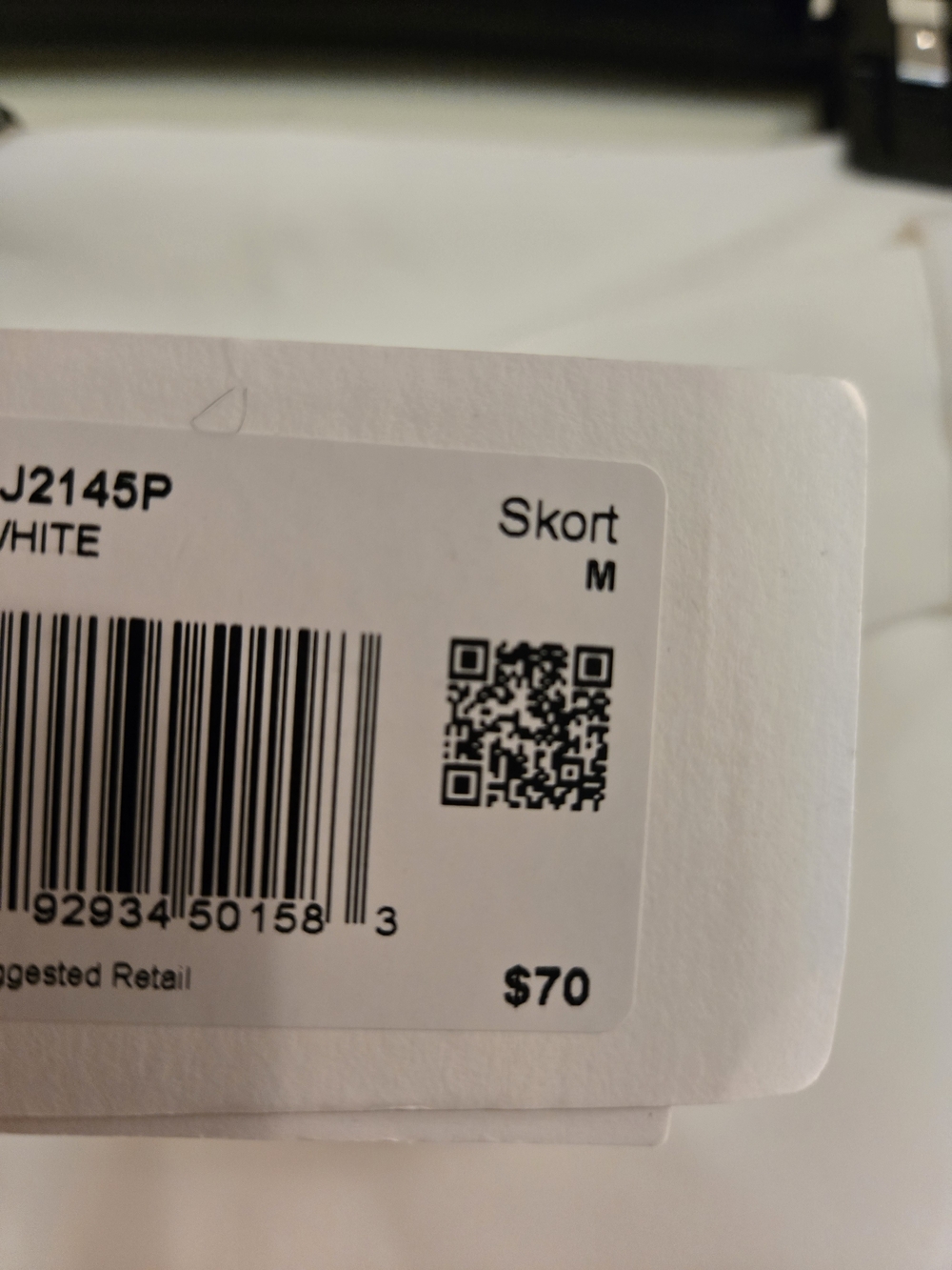 English Factory White Belted Skort - Picture 6 of 7